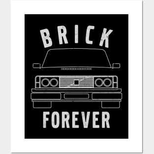 Vintage Brick Forever Posters and Art